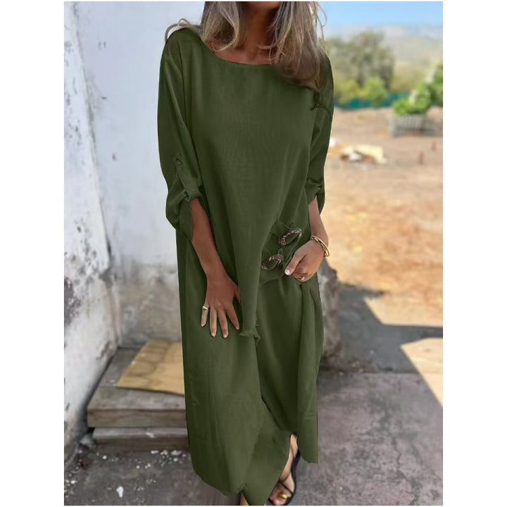 Kerry - Elegant Round Neck 2-Piece Set